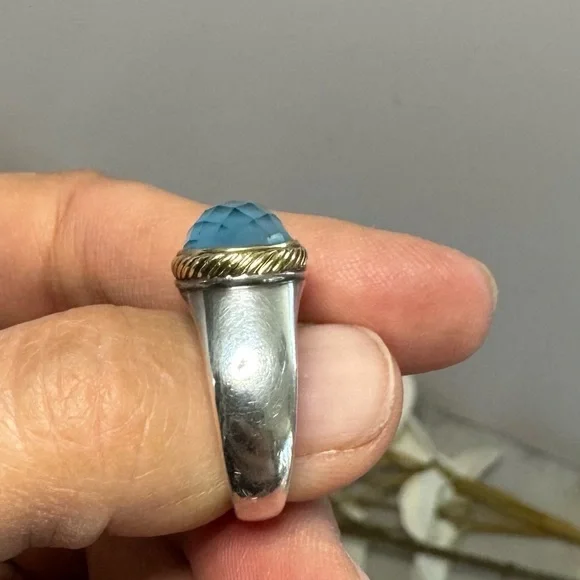 Authentic David Yurman cocktail / right hand ring - Picture 9 of 11